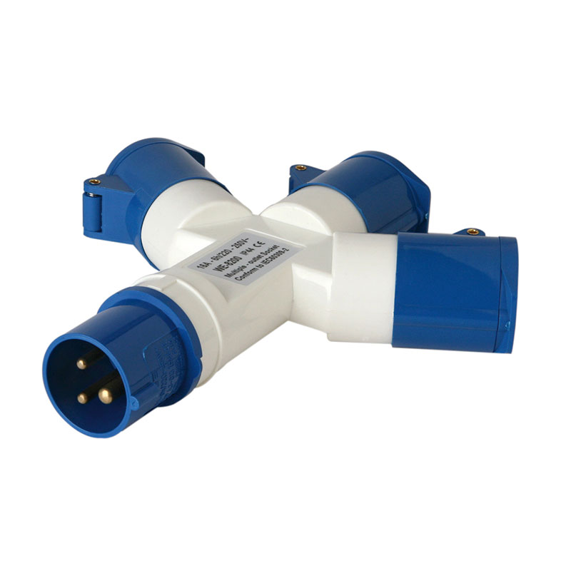 MULTIPLICADOR TRIPLE INDUSTRIAL 2P+T 16 A IP44