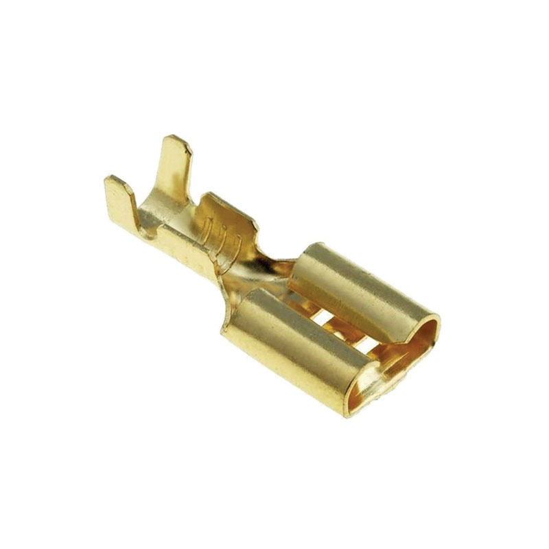 TERMINAL HEMBRA SIN AISLAR 4,8 MM LATONADO