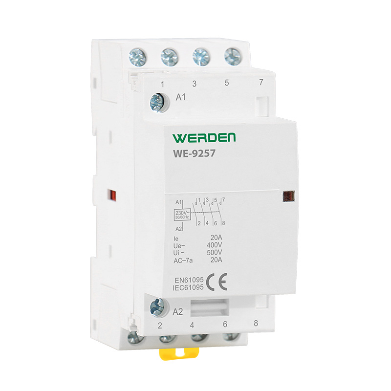 CONTACTOR MODULAR 36 MM 4P 20 A 8 KW