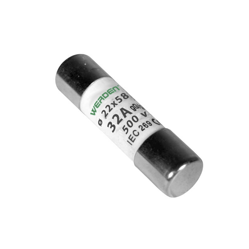 FUSIBLE CILÍNDRICO 22X58 MM T-2 32 A