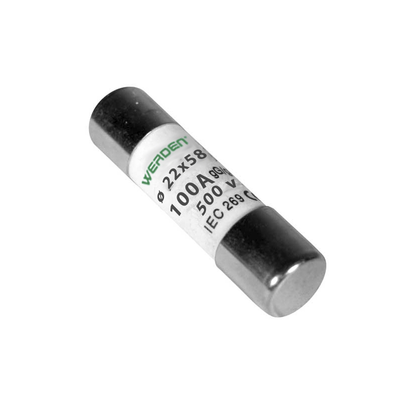 FUSIBLE CILÍNDRICO 22X58 MM T-2 100 A 