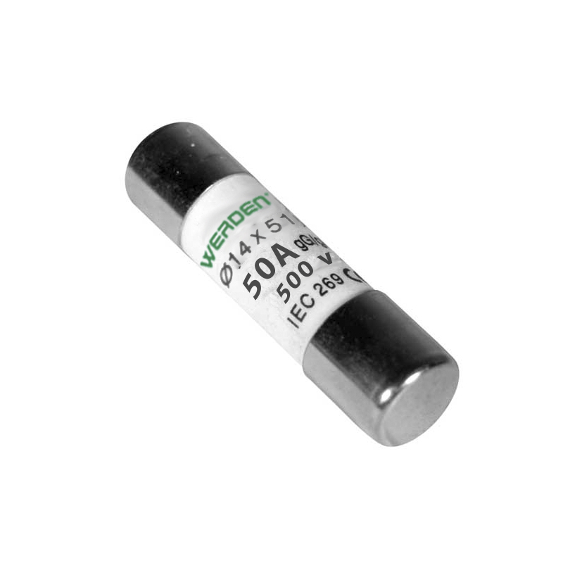 FUSIBLE CILÍNDRICO 14X51 MM T-1 50 A 