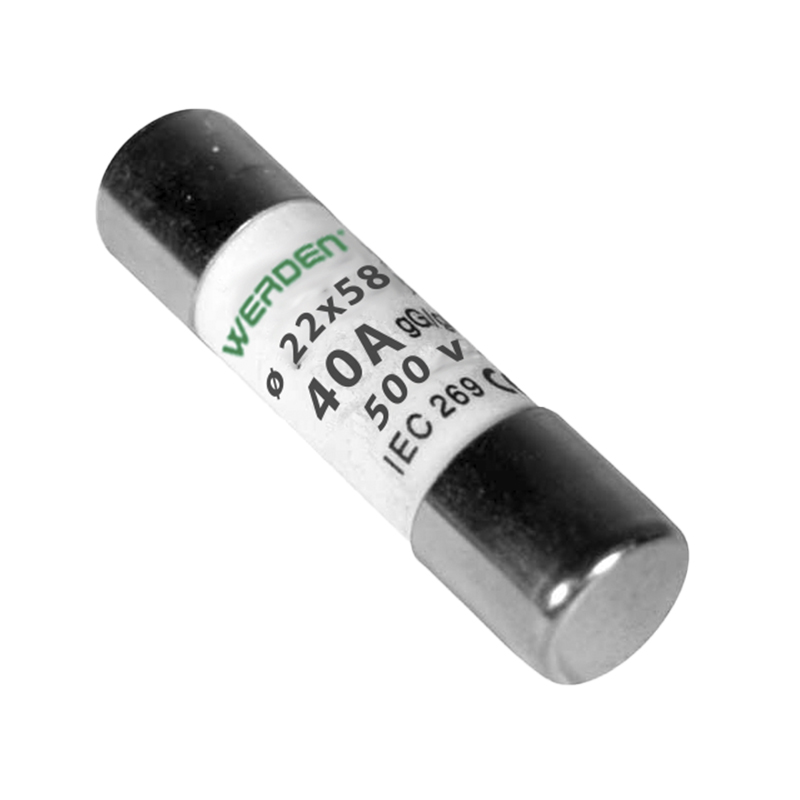 FUSIBLE CILÍNDRICO 22X58 MM T-2 40 A 