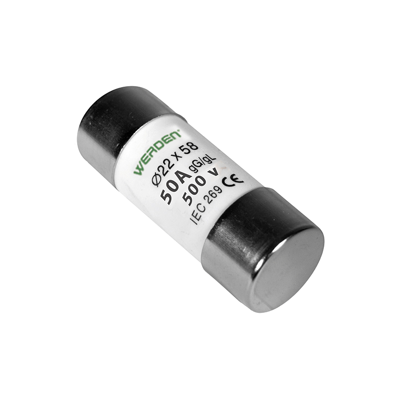 FUSIBLE CILÍNDRICO 22X58 MM T-2 50 A 