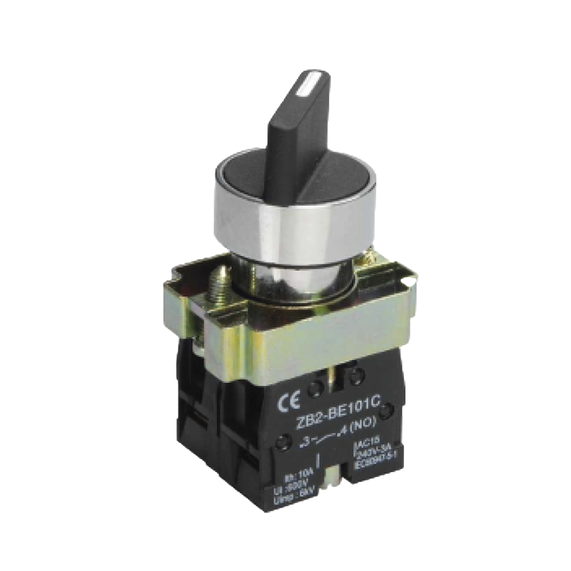 SELECTOR MANETA CORTA 1 NA+1 NC C/RETORNO NEGRO