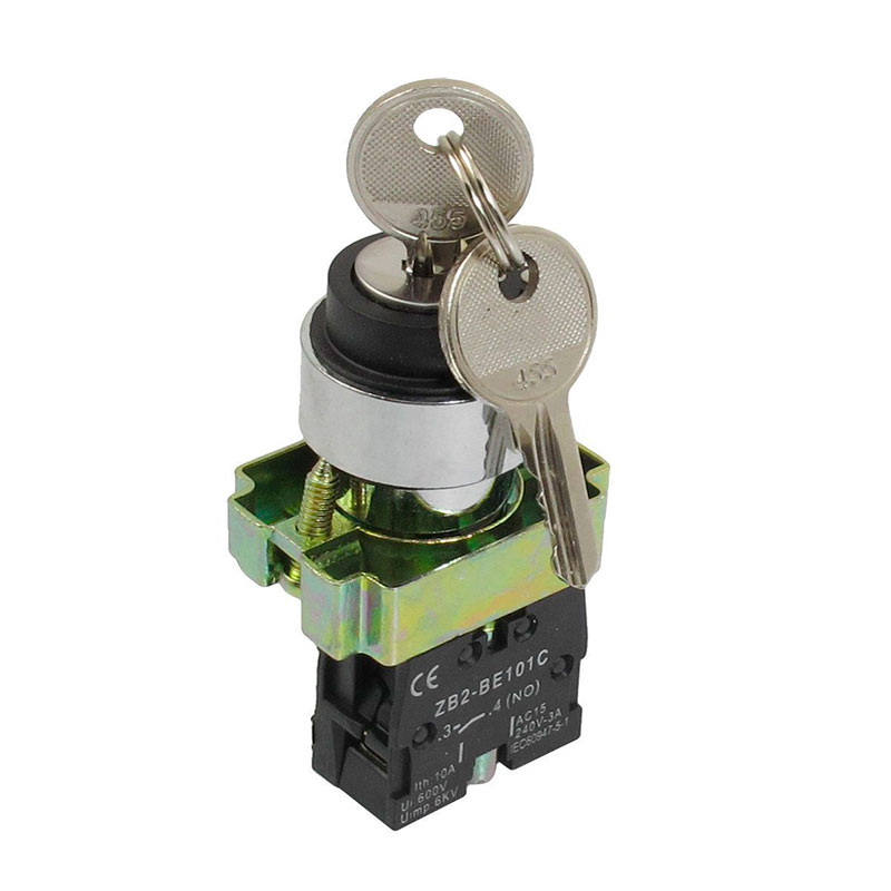 SELECTOR CON LLAVE 1 NA+1 NC NEGRO