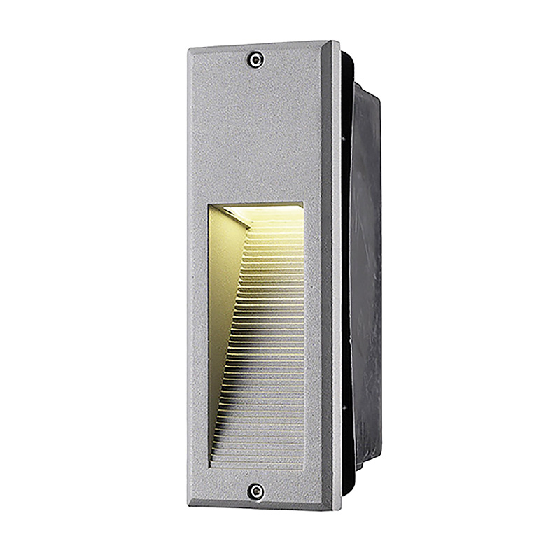 APLIQUE EMP. EXTERIOR 2W IP54 GRIS CLARO