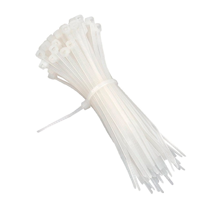 BRIDAS SUJETACABLES 200X4,8 MM BLANCA (100 UN.)