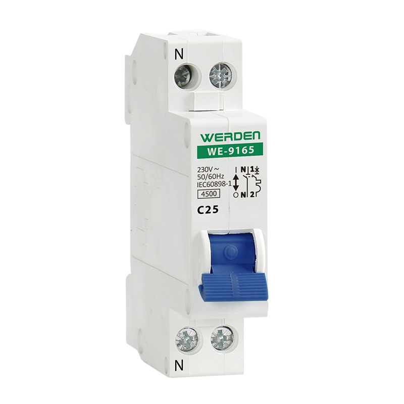 INTERRUPTOR MAGNETOTÉRMICO 1P+N (DPN) 25 A 4.5 KA