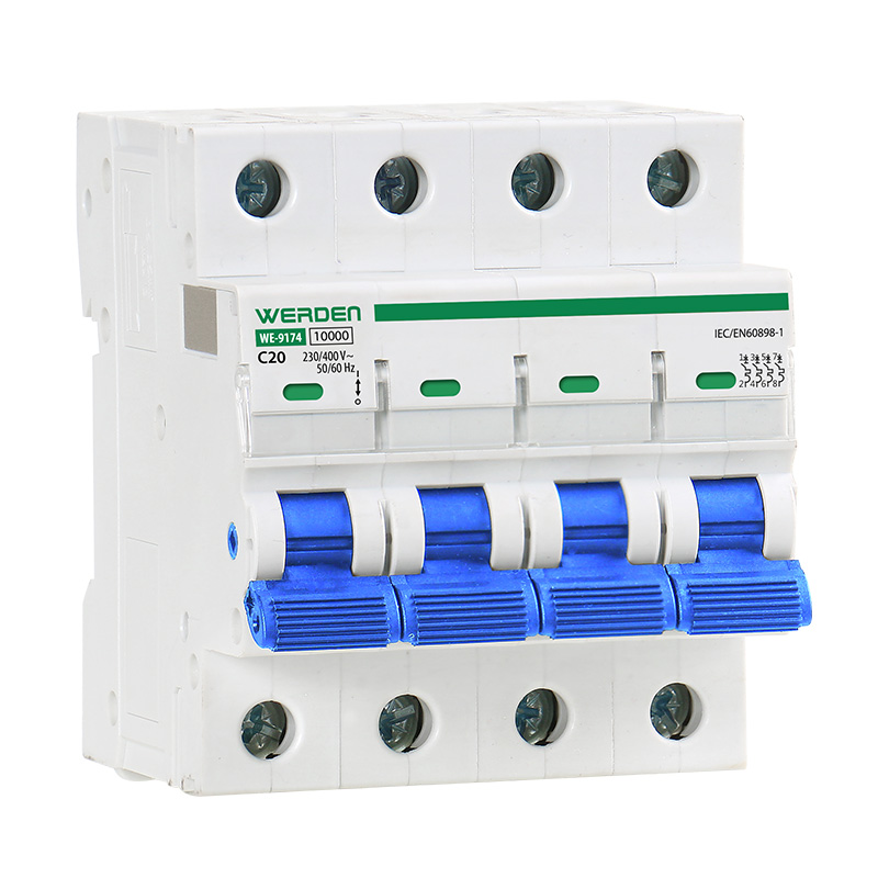 INTERRUPTOR MAGNETOTÉRMICO 4 P 20 A 10 KA