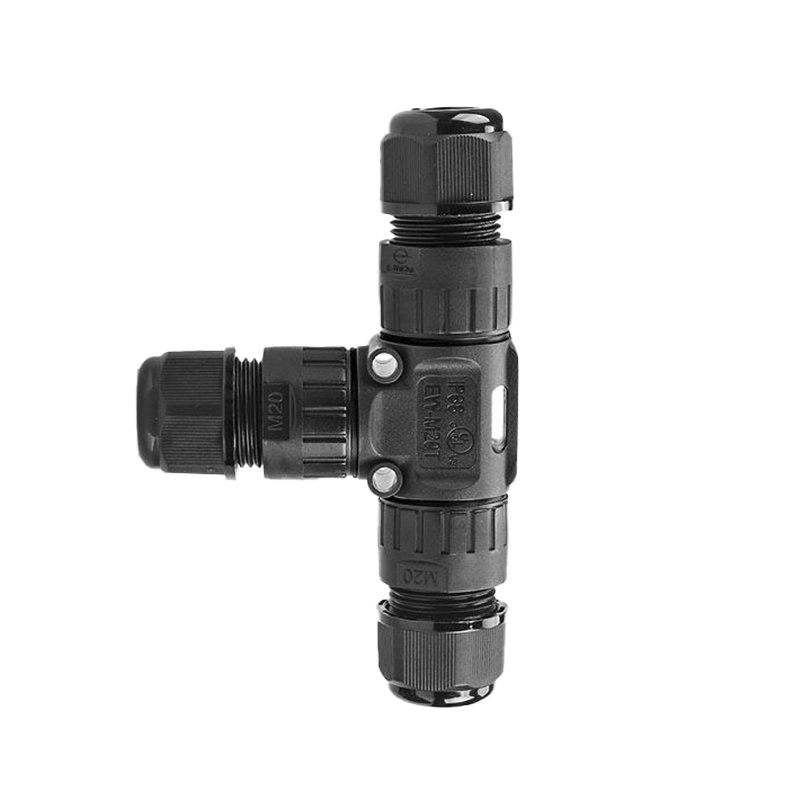 CONECTOR ESTANCO 3 VIAS - 3 PINES IP68