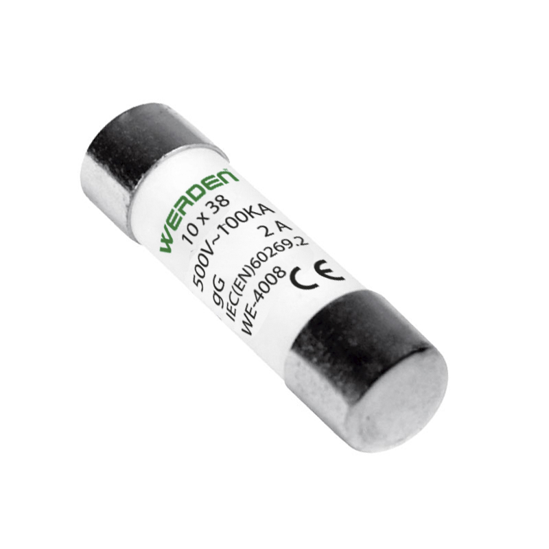 FUSIBLE CILÍNDRICO 10X38 MM T-0 2 A 