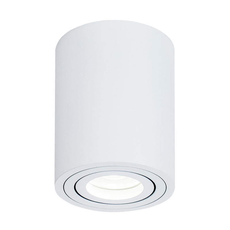 FOCO SUPERFICIE GU10 ORIENTABLE REDONDO BLANCO