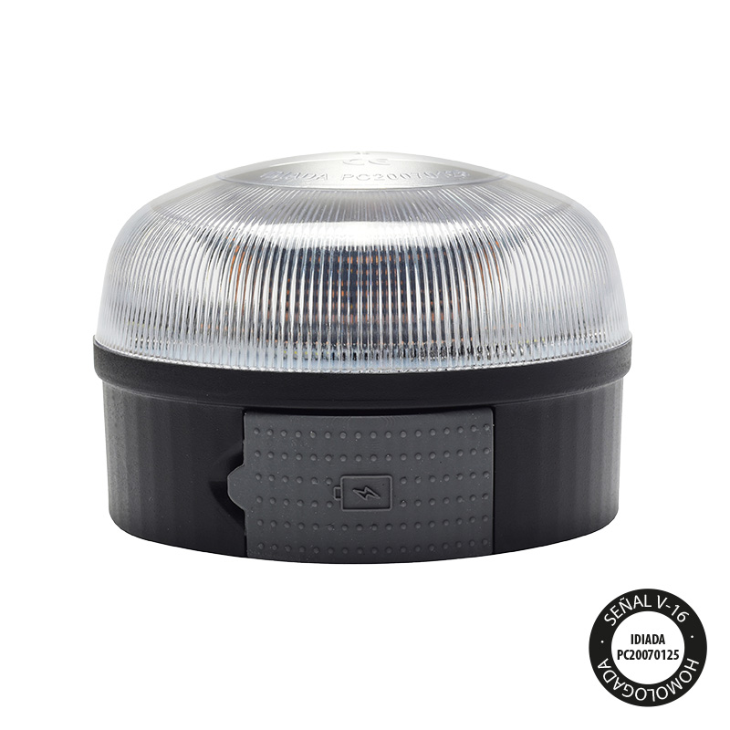 LUZ EMERGENCIA LED V-16 PARA SEÑALIZACIÓN DE OBRA