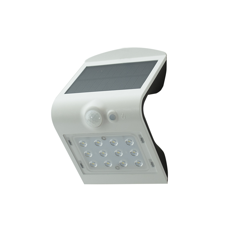 APLIQUE SOLAR PARED CON SENSOR 1,5W BLANCO