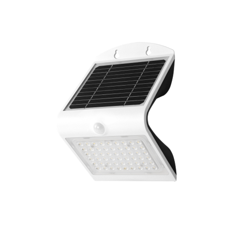 APLIQUE SOLAR PARED CON SENSOR 4W BLANCO