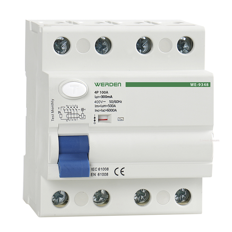 INTERRUPTOR DIFERENCIAL 4 P 100 A 300 MA CLASE AC