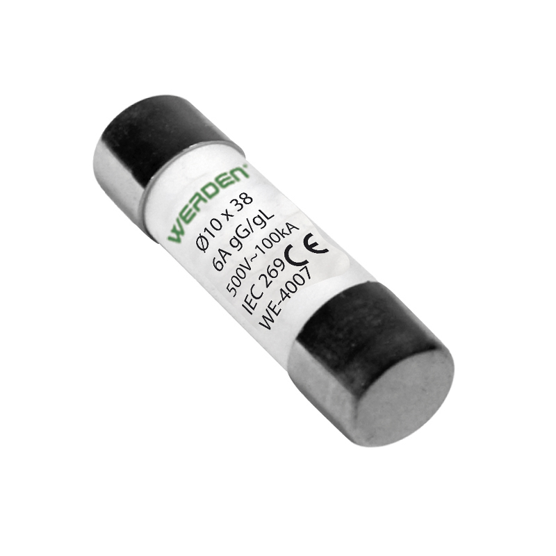 FUSIBLE CILÍNDRICO 10X38 MM T-0 6 A