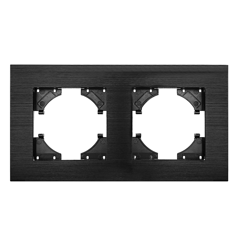 MARCO 2 ELEMENTOS VERTICAL VICTORIA - METAL NEGRO