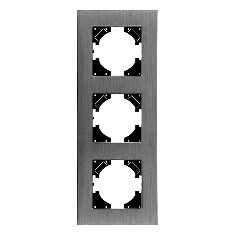 MARCO 3 ELEMENTOS VERTICAL VICTORIA - METAL GRIS