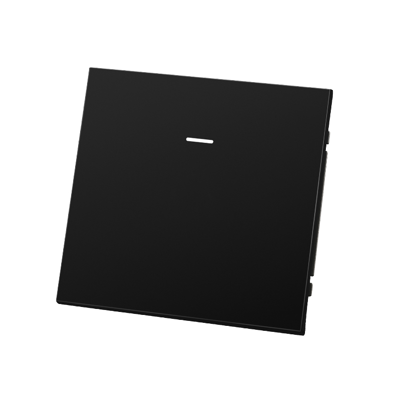 PULSADOR EMPOTRAR LUMINOSO SOHO - NEGRO SOFT 
