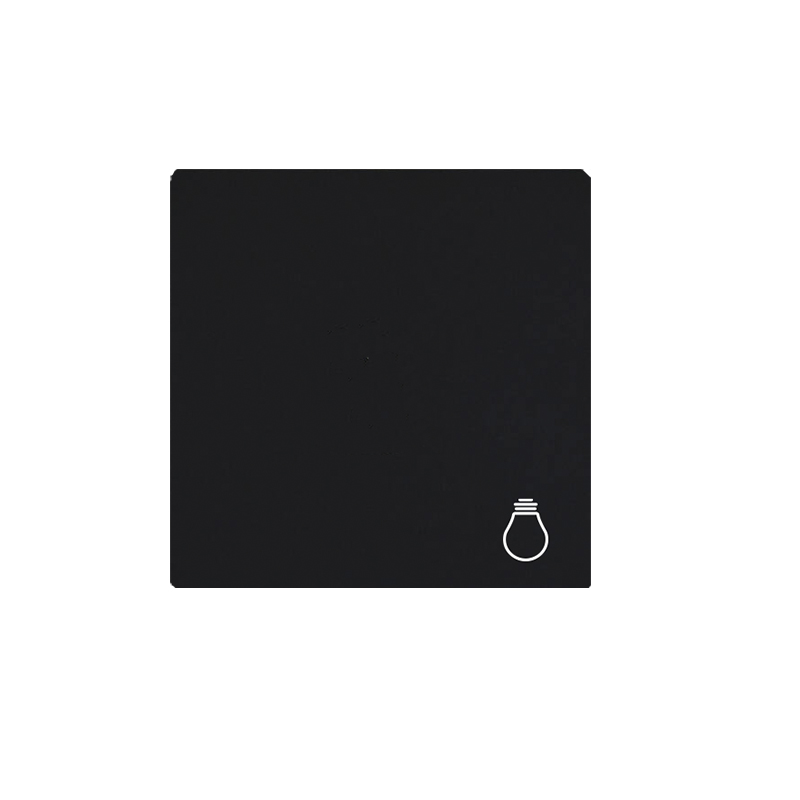 TECLA SIMPLE BOMBILLA SOHO - NEGRO SOFT