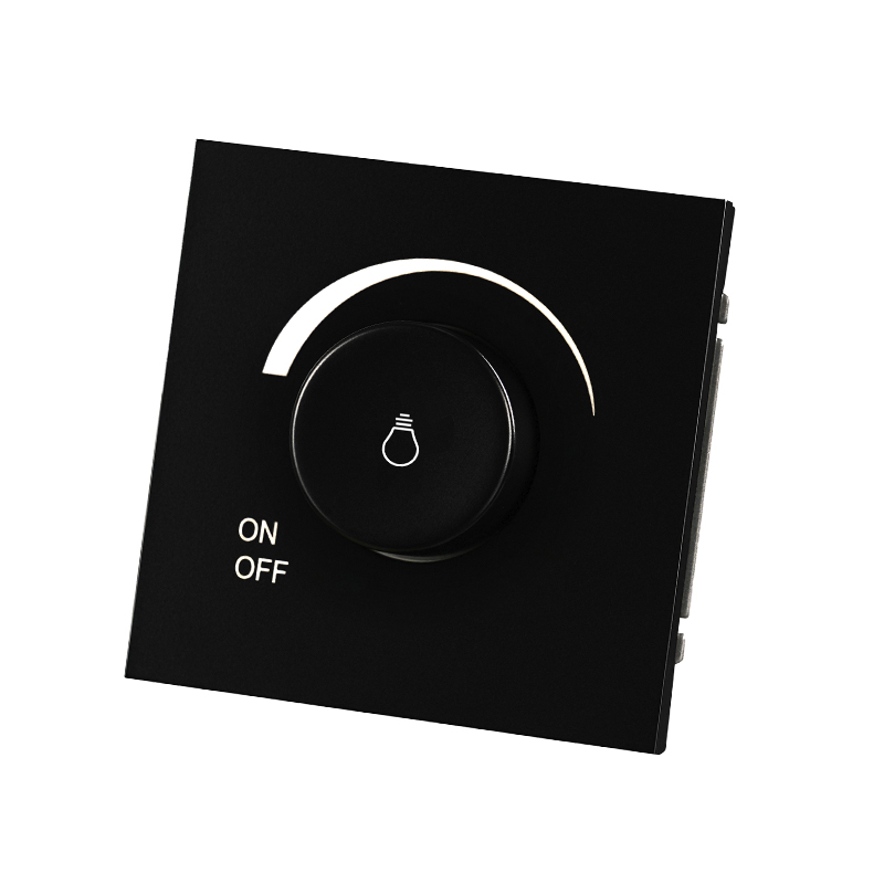 REGULADOR EMPOTRAR SOHO - NEGRO SOFT 