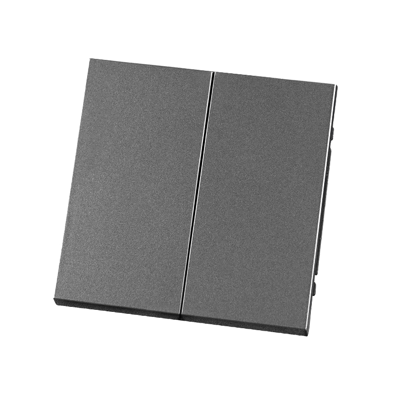 DOBLE INTERRUPTOR EMPOTRAR SOHO - GRIS 
