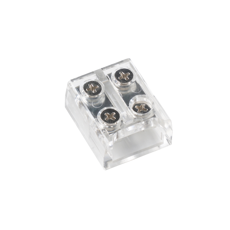 CONECTOR TIRA LED 12/24 V 8 MM MONOCOLOR TIRA - CABLE C/TORNILLO
